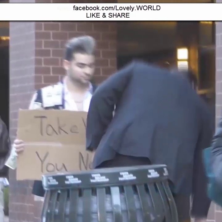 This is so telling of the world we live in....Wait for the Guy at the End !