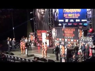 floyd mayweather i did not answer manny when he spoke to me at weigh in - EsNews