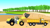 [Excavator] Great yellow Excavator _ Formation and uses For Kids _ Bajki Maszyny Budowlane - Kopark - Destroy