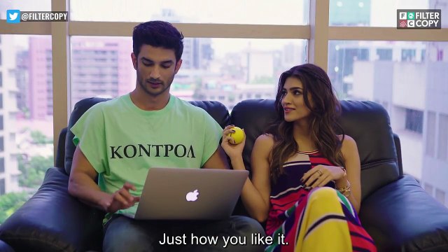 FilterCopy | 7 Signs You Are Perfect For Each Other | Ft. Sushant Singh Rajput and Kriti Sanon