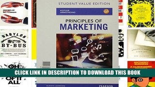 [PDF] Full Download Principles of Marketing, Student Value Edition (16th Edition) Read Online
