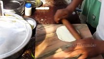 Indian Paratha with Curry and Egg - Bengali Street Food of Kolkata India
