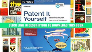 [PDF] Full Download Patent It Yourself: Your Step-by-Step Guide to Filing at the U.S. Patent