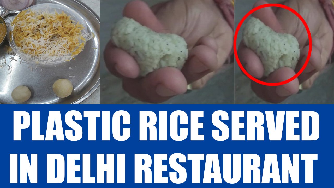 Delhi restaurant serves plastic rice, picture goes viral  | Oneindia News