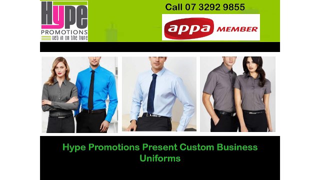 Hype Promotions Present Custom Business Uniforms
