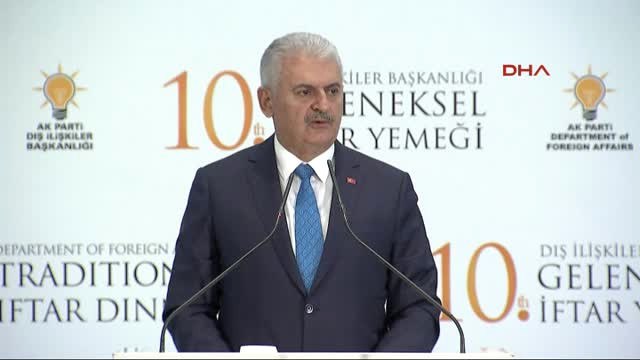 Cumhurbaşkanı Erdoğan ve Başbakan Yıldırım Büyükelçiler Iftarında Konuştu 2