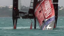 Coupe de l’America - le bateau néo-zélandais victime d’un spectaculaire accident