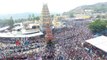 Drone captures Male Mahadeshwara Temple car festival, Chamrajnagar