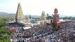 Drone captures Male Mahadeshwara Temple car festival, Chamrajnagar