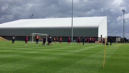 Les 26 Diables rouges sont à l'entraînement