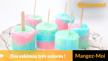 Créez des eskimos au petit suisse très colorés !