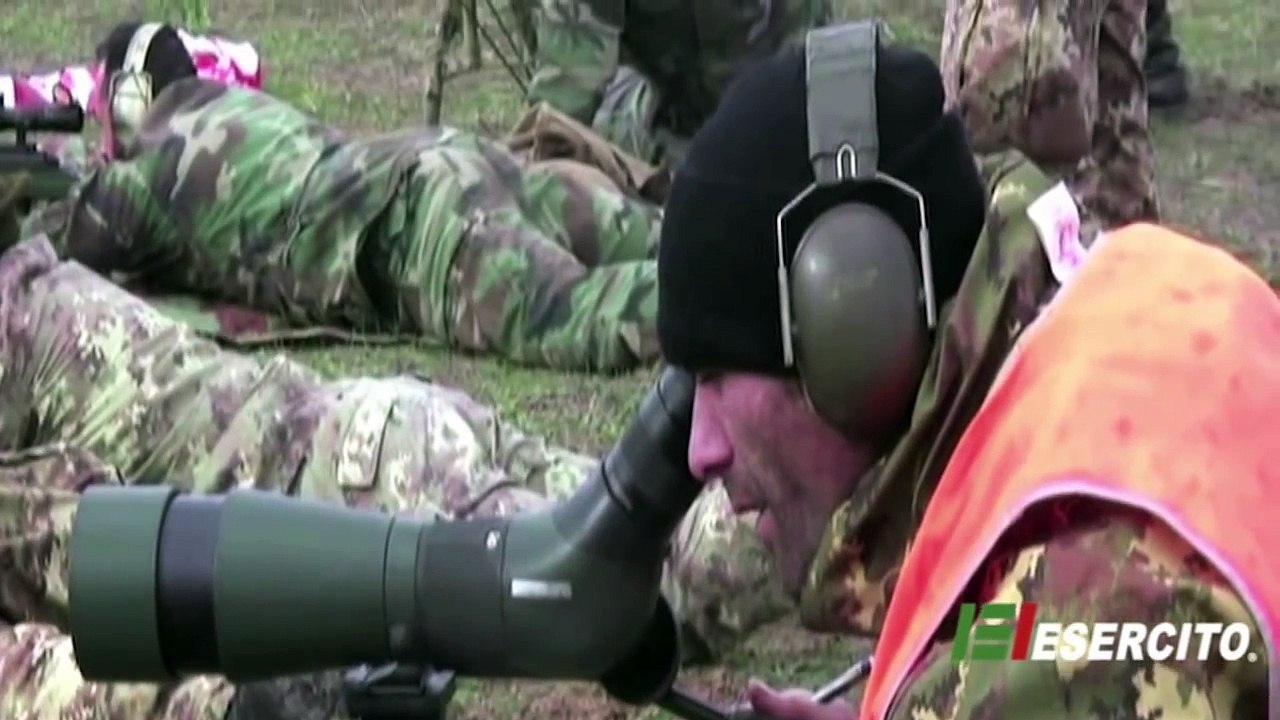 Gli sniper dell'Esercito Italiano si addestrano così