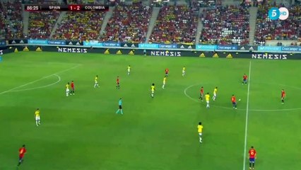 2-2 Alvaro Morata Goal [HD] - Spain vs Colombia 07.06.2017
