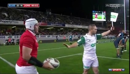 Le gros raté des Lions en fin de match face aux Blues