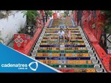 La escalera de Selarón, joya turística de Río de Janeiro