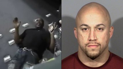 Las Vegas officer charged after man's chokehold death