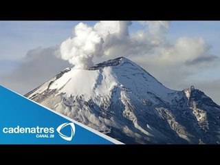 Popocatépetl lanza 28 exhalaciones de agua y gas
