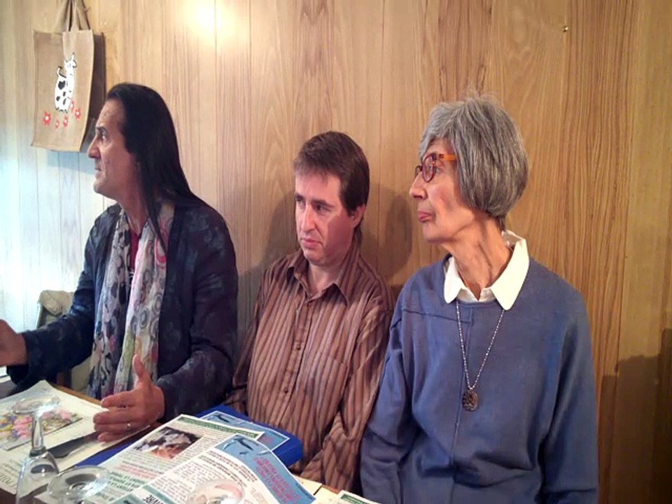 Francis Lalanne à Dijon pour présenter le programme de l'alliance écologiste indépendante