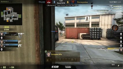 CSGO: Nifty 1v5 vs. Tyloo eco