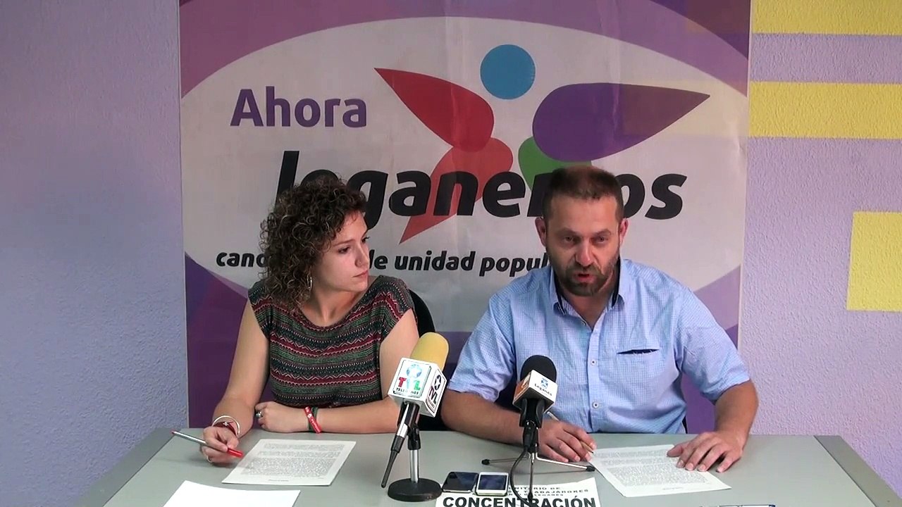 Rueda de prensa de Leganemos del 7 de junio de 2017