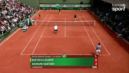 Roland-Garros 2017 : Quand Leconte se fait chambrer par le public (0-2)