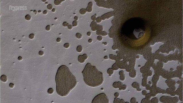 Un étrange trou découvert sur la planète Mars