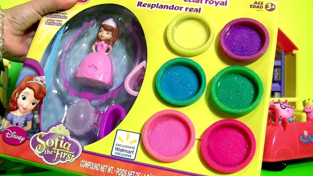 Play Doh Sparkle Princess Sofia Massinha de Dough com Brilho e Glitter Cintilante em Portu