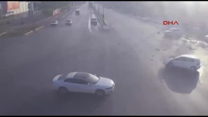 Mersin'deki Trafik Kazaları Kameralarında