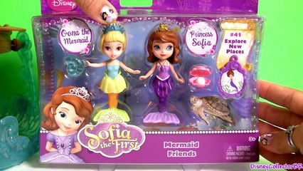 Transform Mermaid Friends Oona Sofia the First in Princesses with Play Doh in Sofias Cast