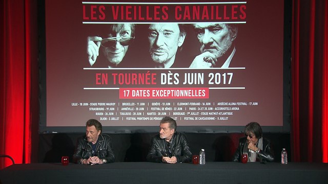 Revivez la conférence de presse des Vieilles Canailles