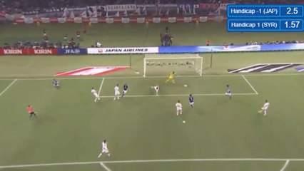 1-1 Yasuyuki Konno Goal HD - Japan vs Syria 07.06.2017 HD