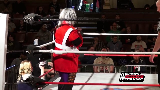 LuFisto double stomps Kimber Lee | Womens Wrestling Revolution at Beyond #OverNiteSensati