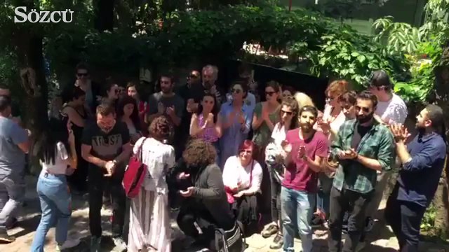 Dayan Yüreğim ekibi yapımcıyı protesto etti