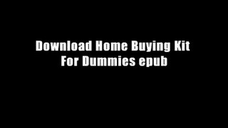 Download Home Buying Kit For Dummies epub