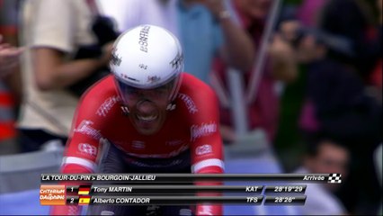 Descargar video: Alberto Contador en termine avec un très bon temps / Great time for Alberto Contador - Etape 4 / Stage 4 - Critérium du Dauphiné 2017