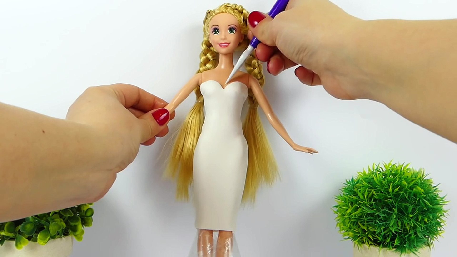 vestidos de plastilina para muñecas