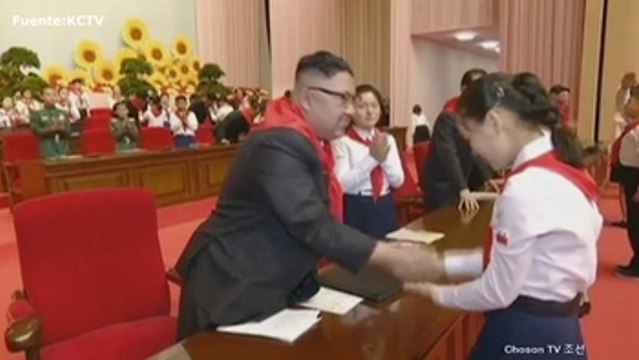 Kim Jong-un insta a los niños norcoreanos a odiar a los imperialistas
