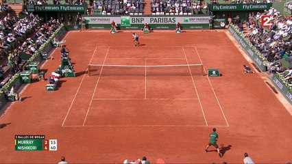 Roland-Garros 2017 : Pour l’instant c’est Nishikori qui a les clés (2-5)
