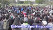 crazy scene as manny pacquiao wraps camp in LA - EsNews boxing
