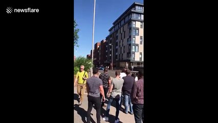 Sunday League football team stage their own open top bus celebration