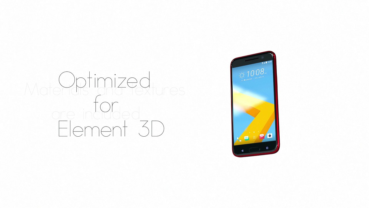 HTC 10 for Element 3D
