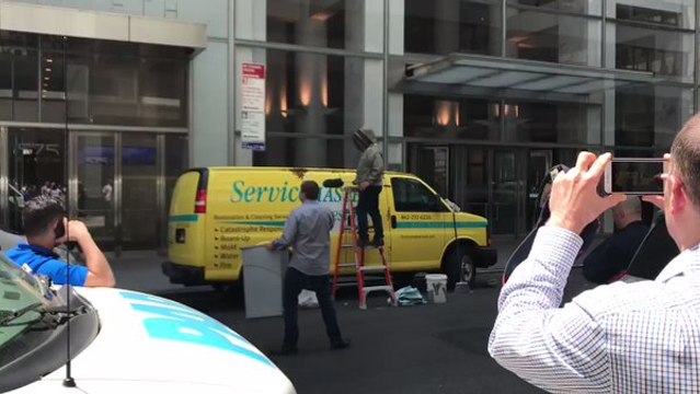 Thousands of Bees Swarm Van in Midtown Manhattan