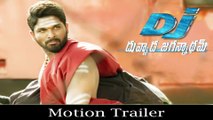 Duvvada Jagannadham DJ | Motion Trailer | Allu Arjun, Pooja Hegde, Harish Shankar & DSP
