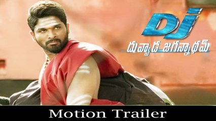 Duvvada Jagannadham DJ | Motion Trailer | Allu Arjun, Pooja Hegde, Harish Shankar & DSP