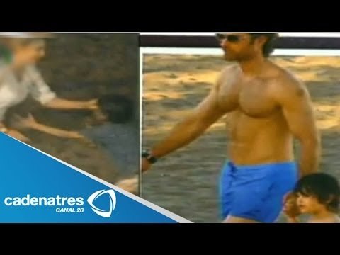 Sebastian Rulli no descuida a su hijo ni por el trabajo / Sebastian Rulli and his son