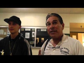 pacquiao sparring partner - never been hit so hard in my life EsNews