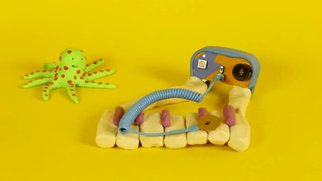 Plastilina conductora para que los niños aprendan electrónica