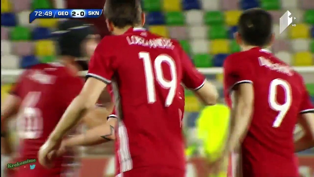 All Goals & highlights - Georgia 3-0 Saint Kitts and Nevis  - 07.06.2017 ᴴᴰ