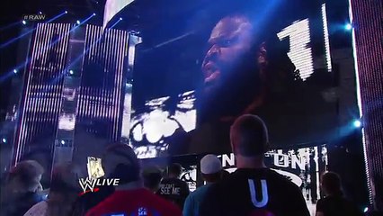 Mark Henry Has A Message For John Cena WWE Raw July 1st 2013
