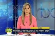 Brasil: se inicia juicio contra presidente Michel Temer